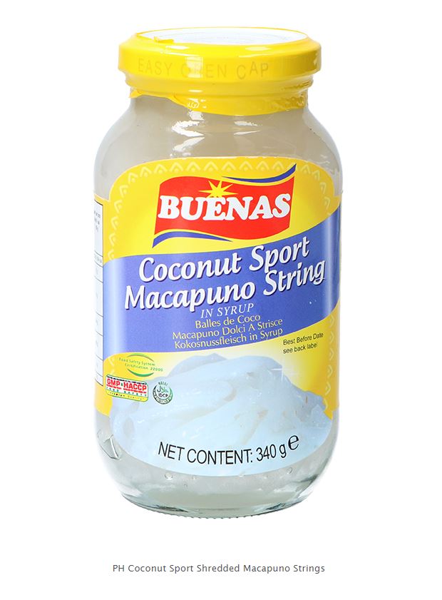 Buenas Macapuno String 340g - Gesil Sari-sari Store